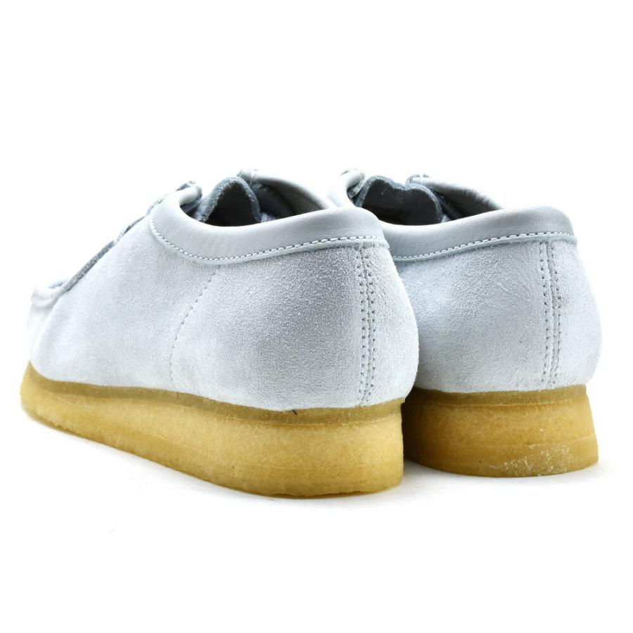 クラークス オリジナルス ワラビー ローカット モカシン シューズ ライトブルー 水色 レザー ORIGINALS WALLABEE メンズ クラークス オリジナルス ワラビー ローカット モカシン シューズ ライトブルー 水色 レザー ORIGINALS WALLABEE メンズ