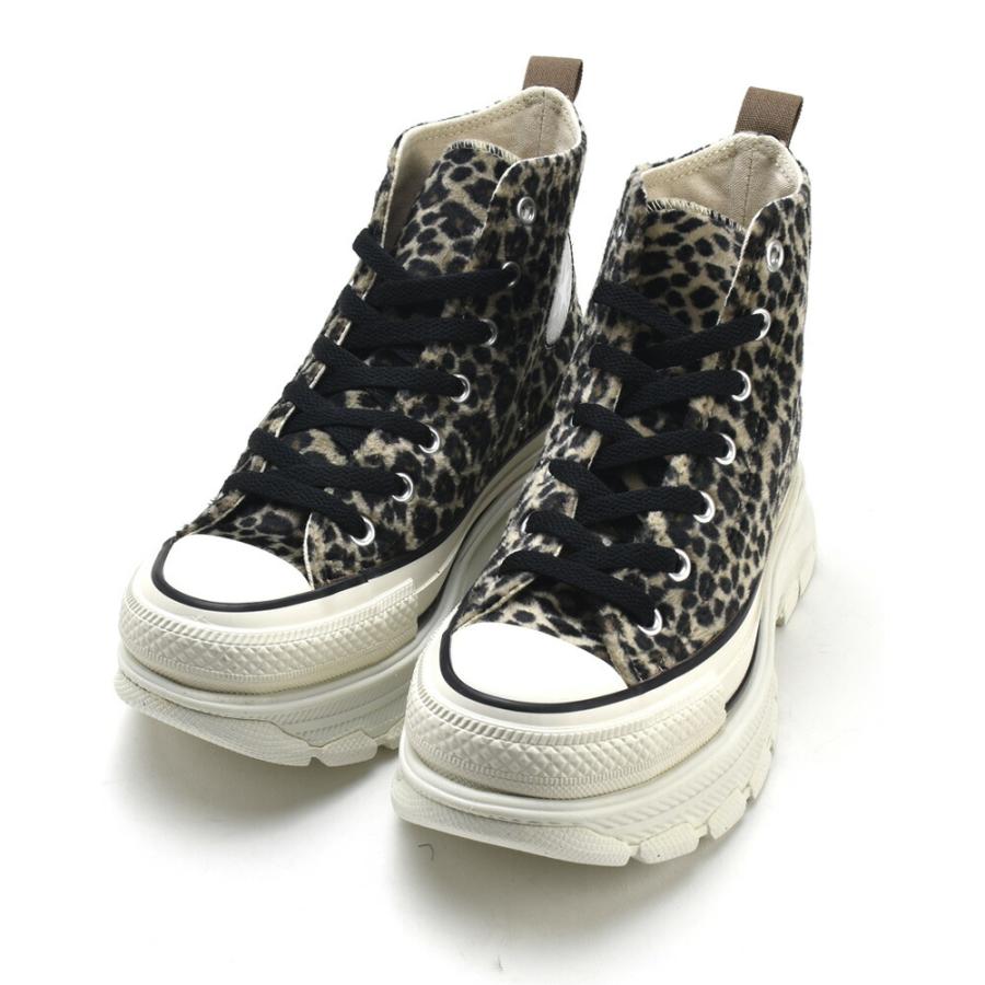 コンバース オールスター (R) レディース トレックウエーブ アニマルファー HI ハイカット 厚底 レオパード CONVERSE R TREKWAVE ANIMALFUR HI【送料無料】｜cloudshoe｜02