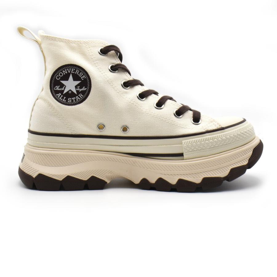 コンバース トレックウェーブ 28センチ ハイカット 厚底 スニーカー ホワイト コンバース トレックウェーブ 28センチ ハイカット 厚底