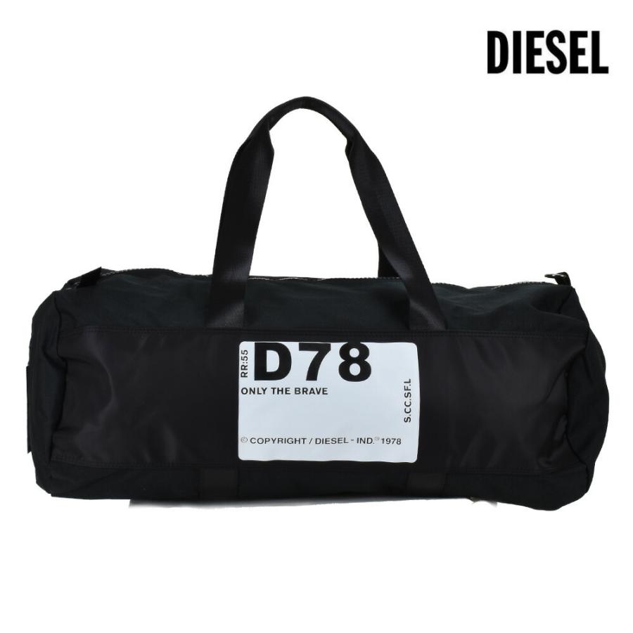 DIESEL ブラック ボストンバッグ DIESEL 【並行輸入品】ディーゼル ボストンバッグ ショルダー