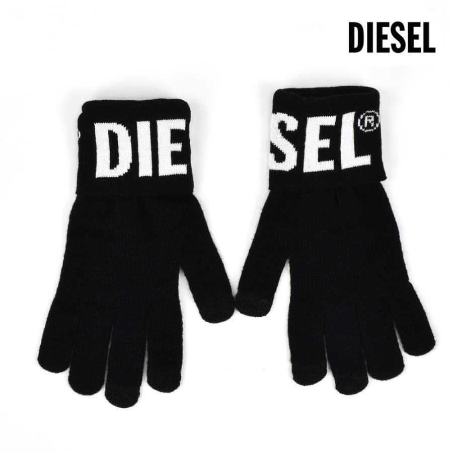 日本初の レディース メンズ ブラック グローブ ニット手袋 ディーゼル プレゼント ギフト グローブ 手袋 Diesel ディーゼル 財布 帽子 ファッション小物 Www Affaires Sociales Gouv Cg