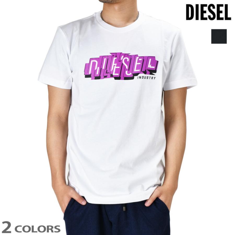 DIESEL 半袖ホワイトTシャツ 楽天市場】ディーゼル Tシャツ 00SH13 0BASU SUPERIOR DIESEL