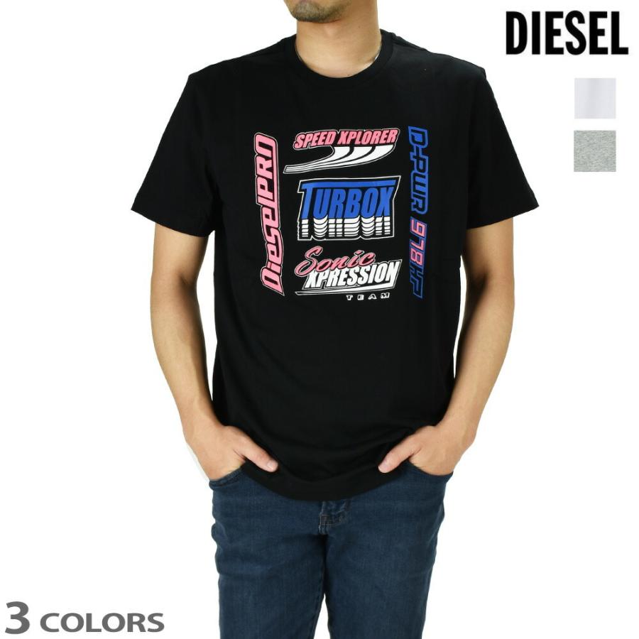 DIESEL ディーゼル Tシャツ カットソー 半袖 クルーネック