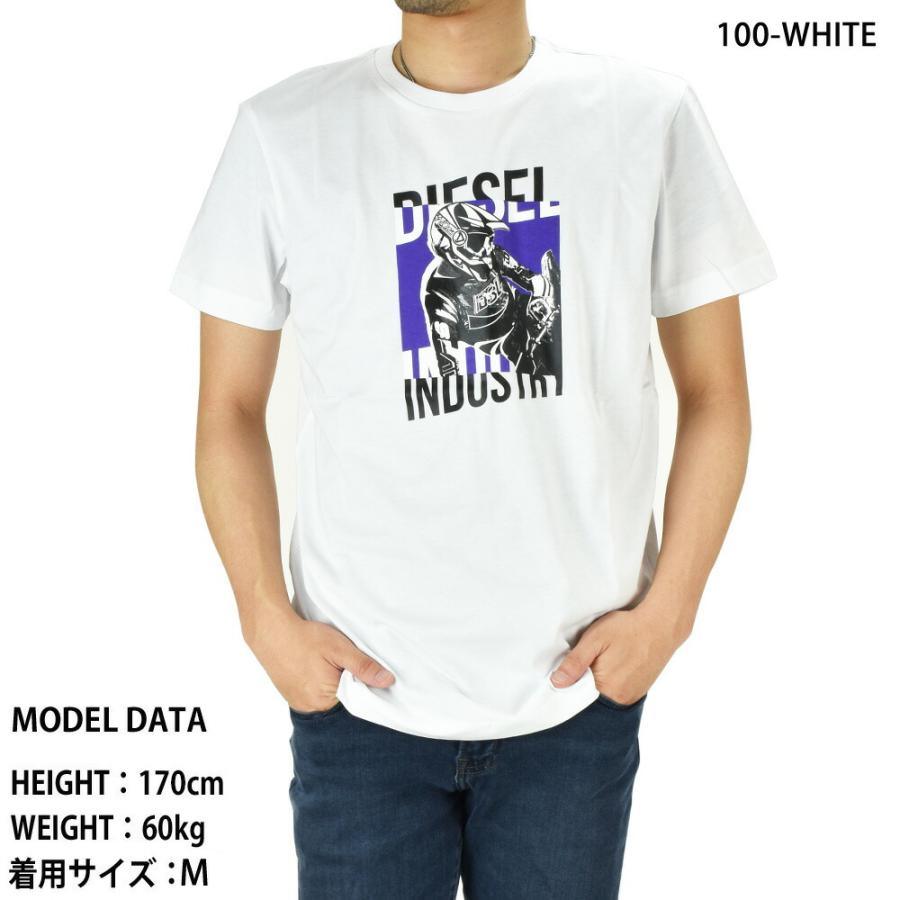 DIESEL 半袖 グレー Ｔシャツ DIESEL ディーゼル Tシャツ メンズ T-DIEGOR-DIV Mサイズ グレー