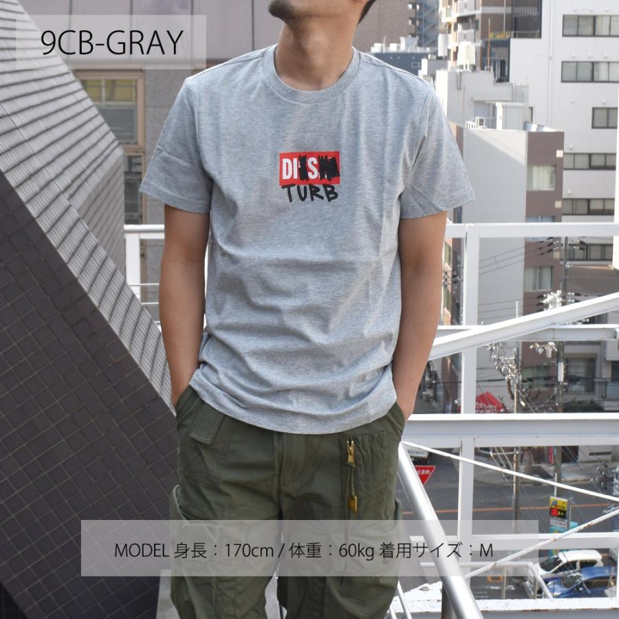DIESEL ディーゼル ボックスロゴTシャツ カットソー 半袖 クルー