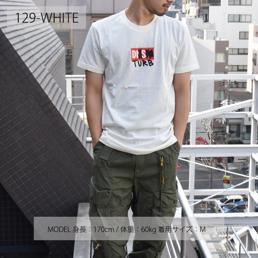 DIESEL ディーゼル ボックスロゴTシャツ カットソー 半袖 クルー