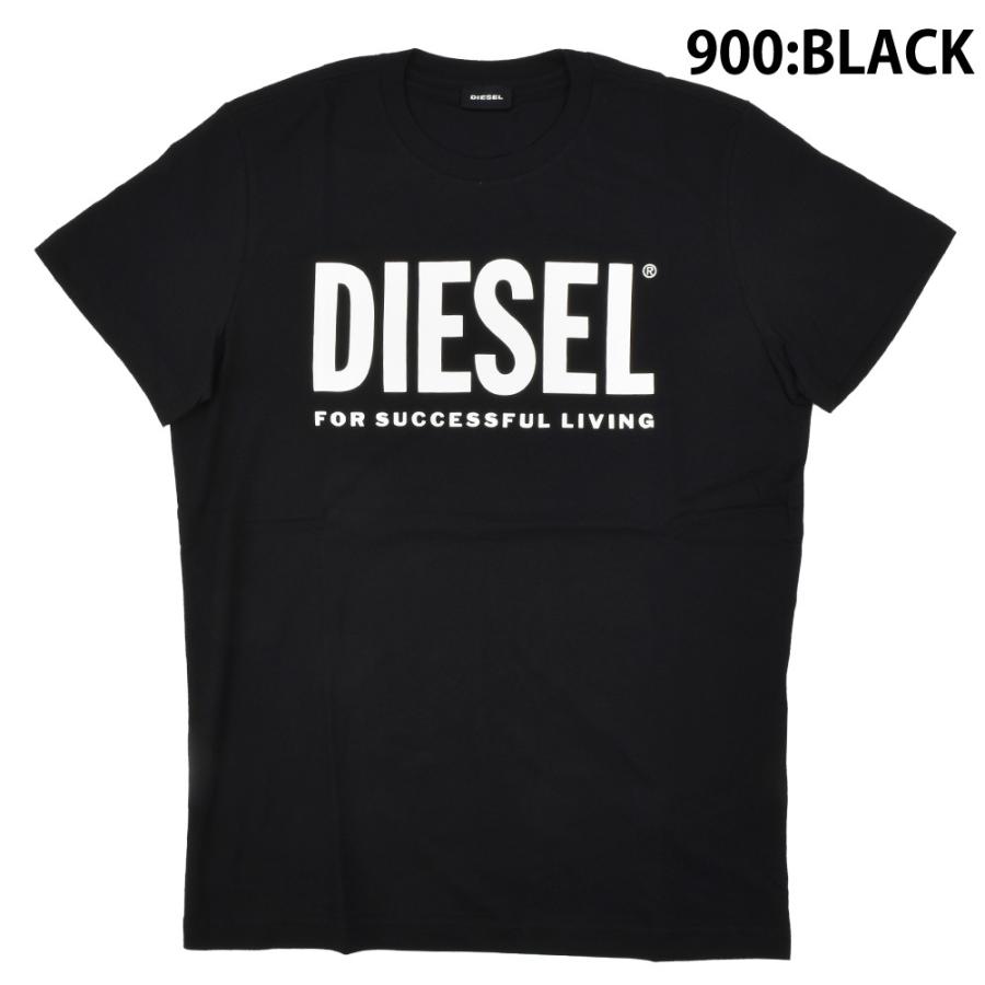 ディーゼル Tシャツ カットソー クルーネック 半袖 ブラック ホワイト ネイビー メンズ DIESEL 00SXED/0AAXJ 黒 白 紺色｜cloudshoe｜05