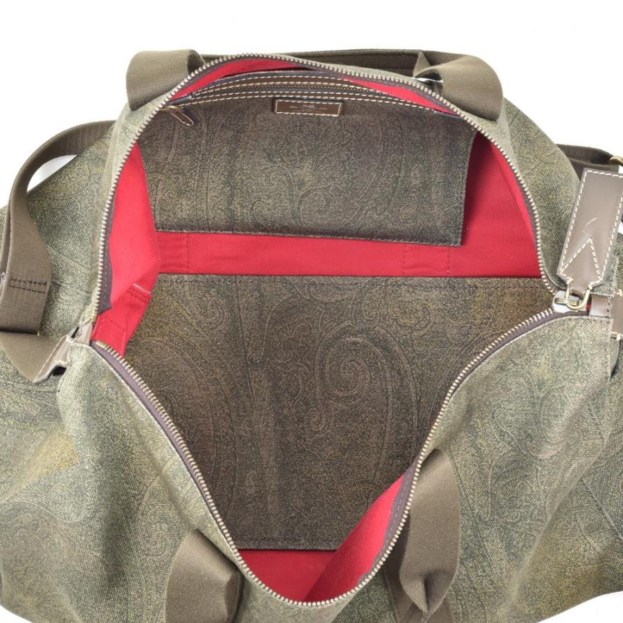 【クリアランスSALE】【並行輸入品】エトロ 1H287 1970 500 ボストンバッグ ショルダーバッグ 2WAY カーキ KHAKI メンズ BAG ETROの画像