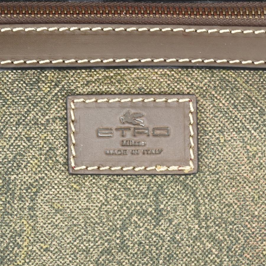 【クリアランスSALE】【並行輸入品】エトロ 1H287 1970 500 ボストンバッグ ショルダーバッグ 2WAY カーキ KHAKI メンズ BAG ETROの画像