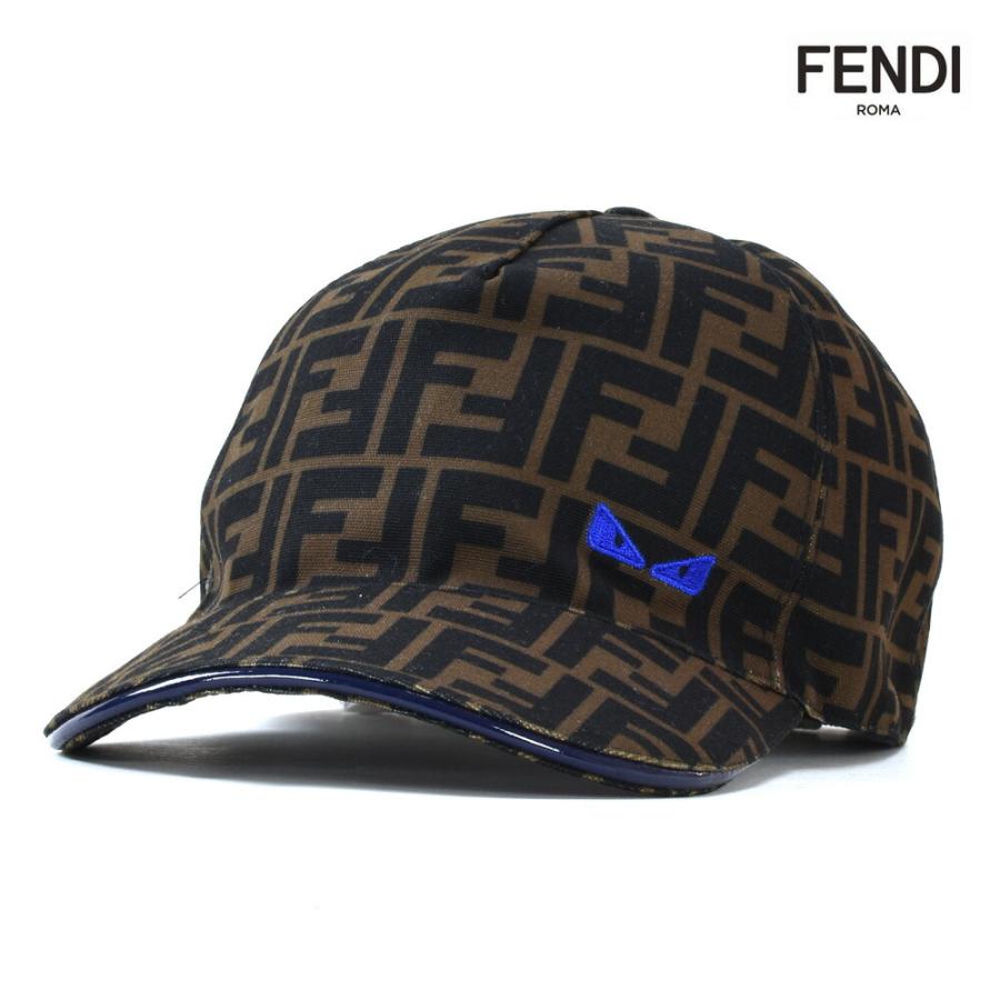 FENDI フェンディ ベースボールキャップ ズッカ柄 帽子 ブラウン FENDI フェンディ ベースボールキャップ ズッカ柄 帽子 ブラウン