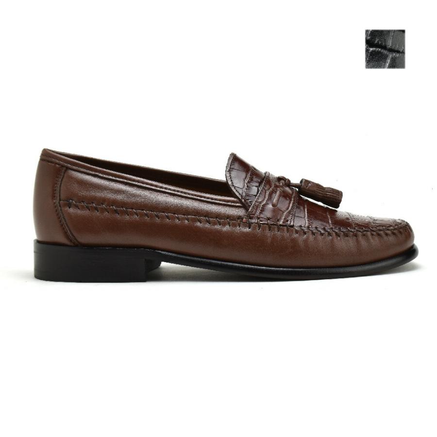 フローシャイム ピサ ローファー メンズ タッセルローファー革靴 ブラック コニャック 黒 茶 FLORSHEIM Pisa Moc Toe Tassel【送料無料】｜cloudshoe