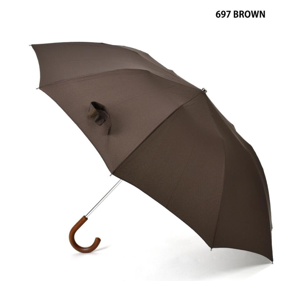 フォックスアンブレラズ 折りたたみ傘 雨傘 タータンチェック ブラウン TEL3 メンズ FOX UMBRELLAS