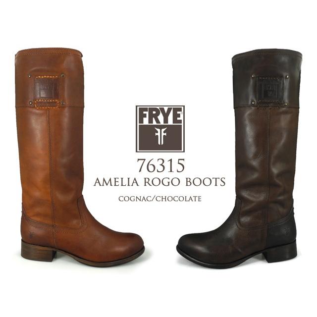 Frye 【並行輸入品】フライ アメリア ウエスタンブーツ ロゴ