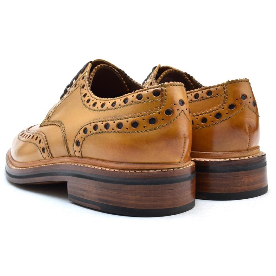 【SALE】【並行輸入品】グレンソン アーチー オックスフォード シューズ 英国製 革靴 紳士靴 ARCHIE 110006 TAN CALF タン カーフ メンズ GRENSONの画像