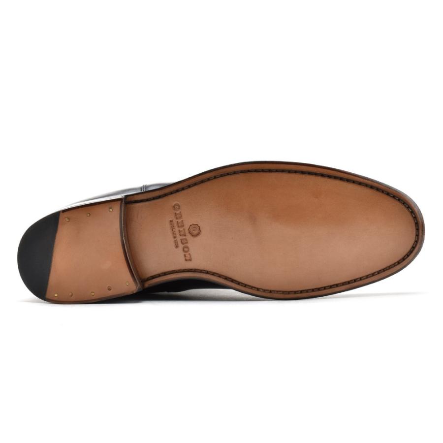 グレンソン DECLAN BLACK CALF 110045 レザー チェルシーブーツ