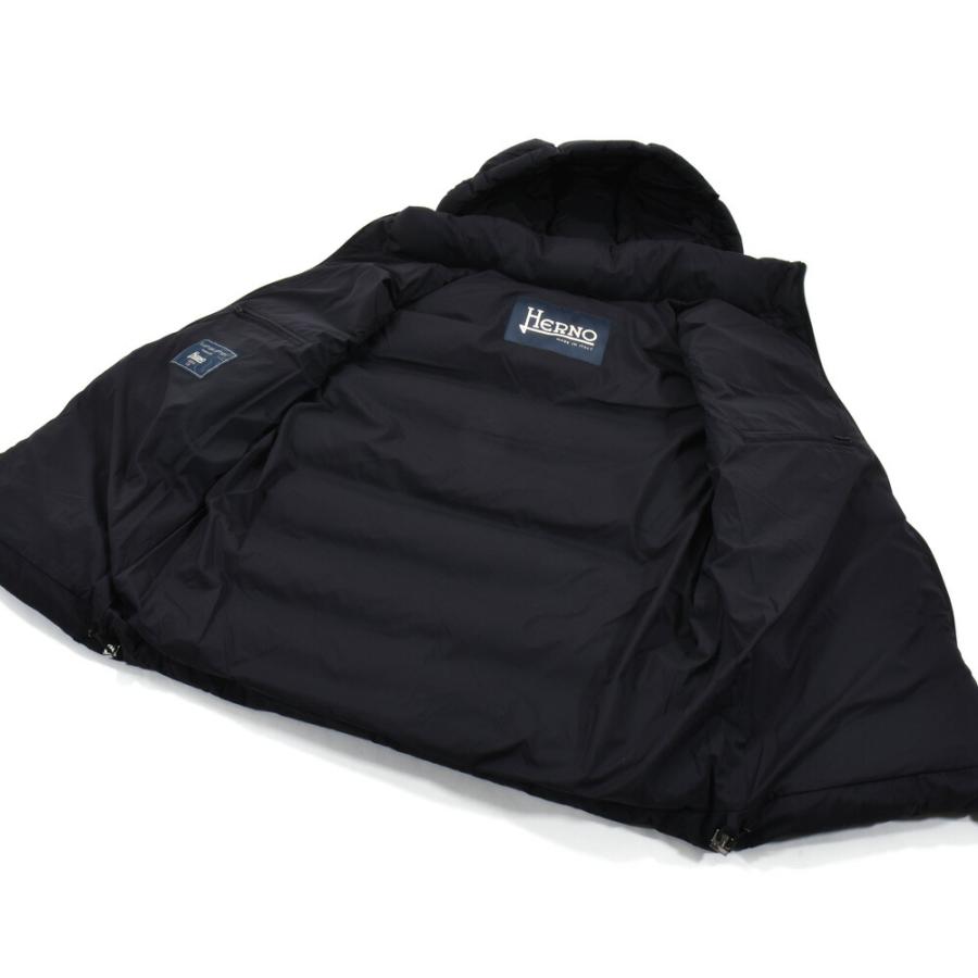 並行輸入品】ヘルノ HERNO ダウンベスト メンズ エコアージュ フード