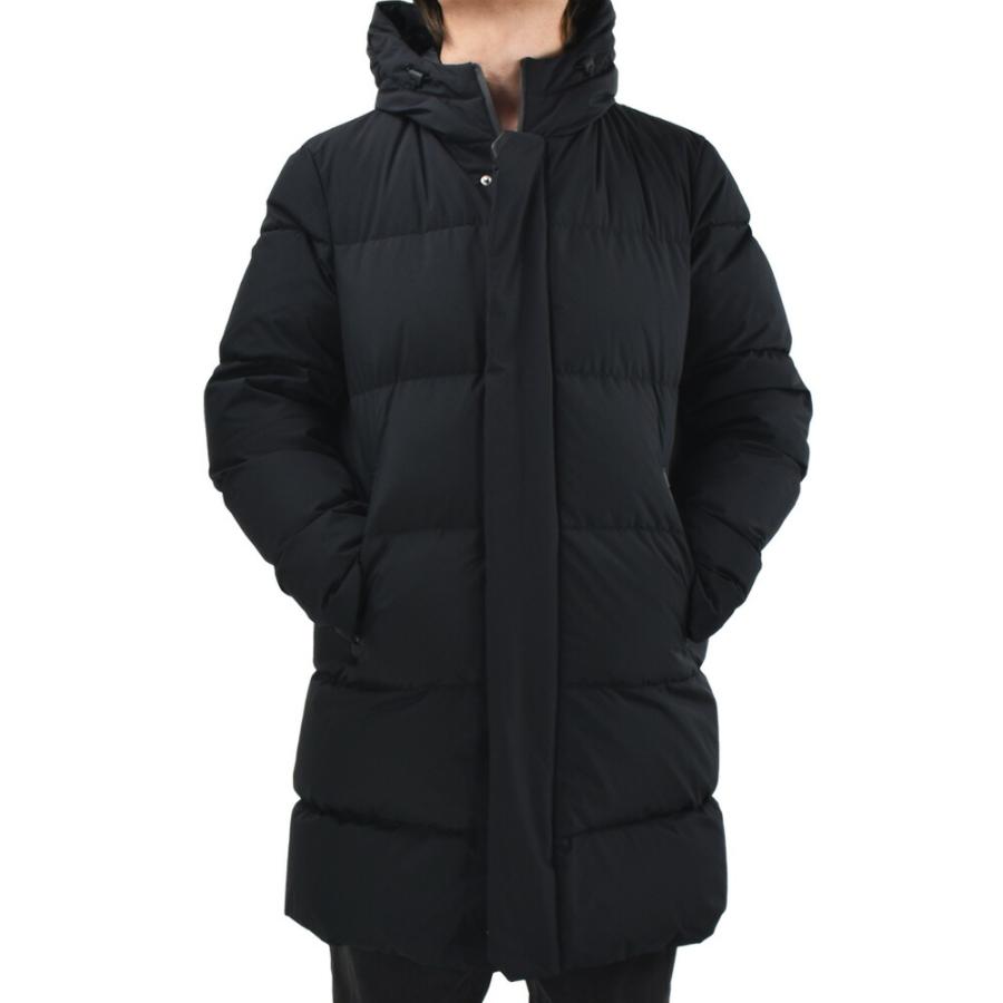 HERNO（ヘルノ） 【並行輸入品】ヘルノ ラミナー ダウンコート メンズ ゴアテックス フーデッド コート ダウンジャケット ブラック 黒 ...