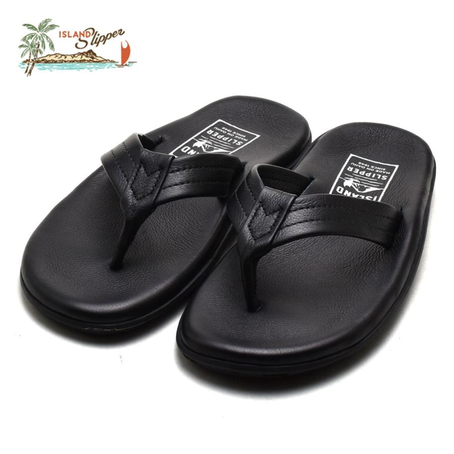 靴  SLIPPER PB202 サンダル | PB202 / ATRAS BLACK (SMOOTH LEATHER) - ISLAND SLIPPER