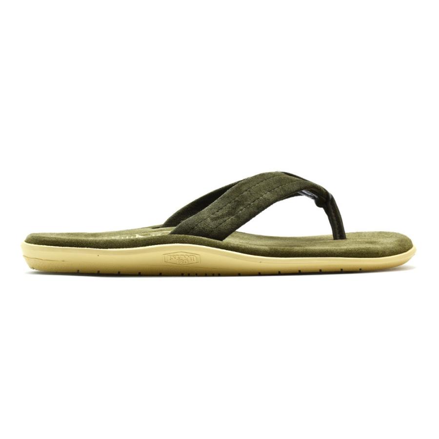 【国内発送】SLIPPER スエード サンダル pt203sl-army サンダル | PT203 / ARMY SUEDE - ISLAND SLIPPER