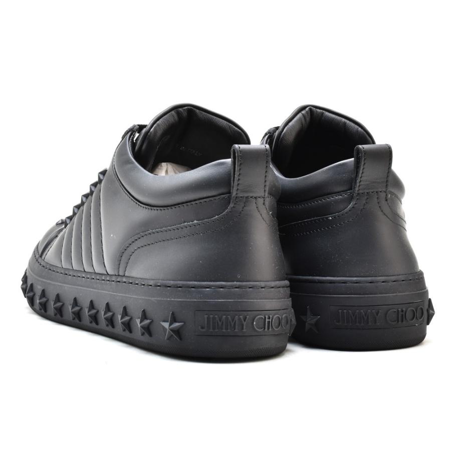 【並行輸入品】ジミーチュウ CHASE スニーカー ローカット スタースタッズ ブラック メンズ JIMMY CHOO 黒 BLACKの画像