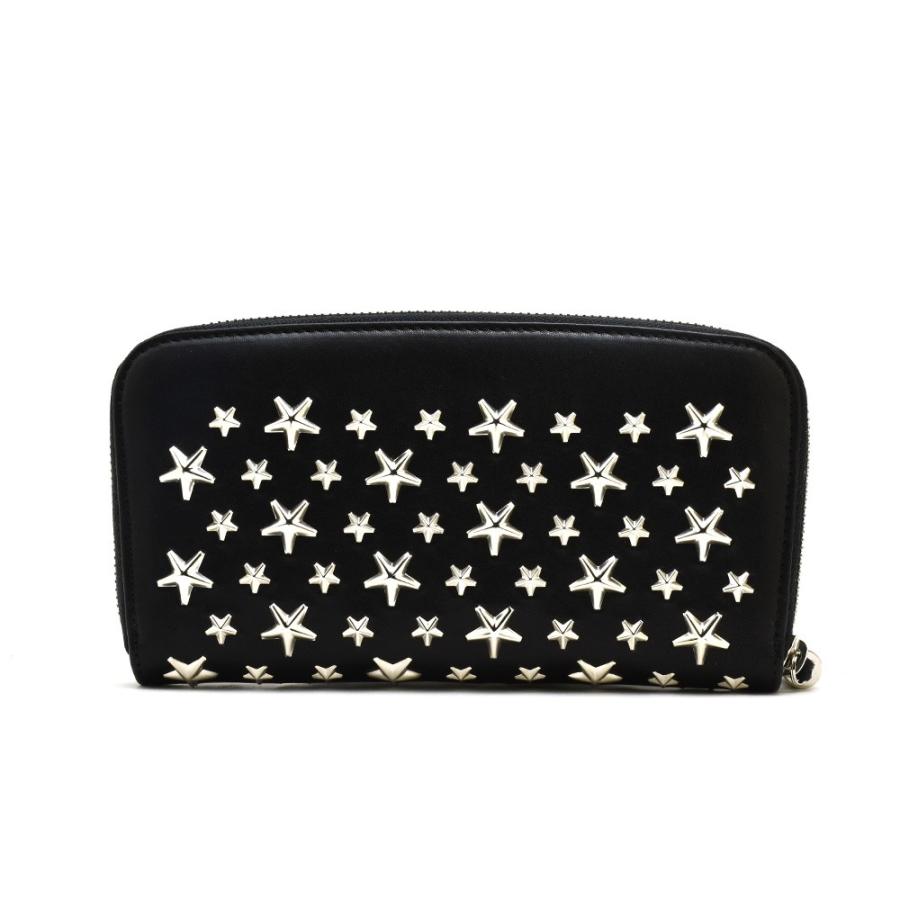 JIMMY CHOO ジミーチュウ 長財布 ラウンドファスナー スター JIMMY CHOO ジミーチュウ 長財布 ラウンドファスナー スター