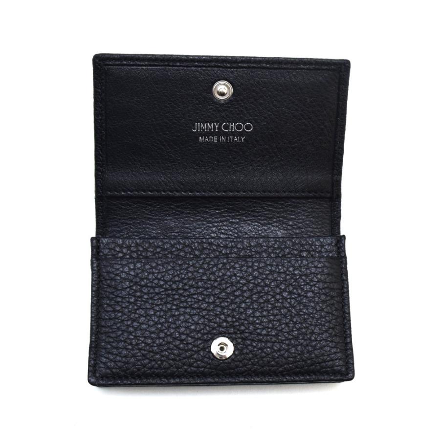 JIMMY CHOO★CARD CASE★ブラック★カードケース ジミーチュウ カードケース 名刺入れ 二つ折り スター スタッズ
