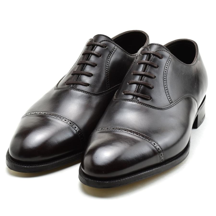ジョンロブ フィリップ2 ドレス ビジネス ダーク 革靴 革靴 紳士靴 オックスフォード ドレス 内羽根 ダーク ブラウン メンズ