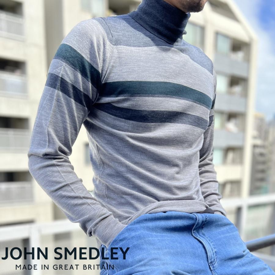 JOHN SMEDLEY ニット・セーター ダークグレー JOHN SMEDLEY ジョンスメドレー ニット セーター HATFIELD
