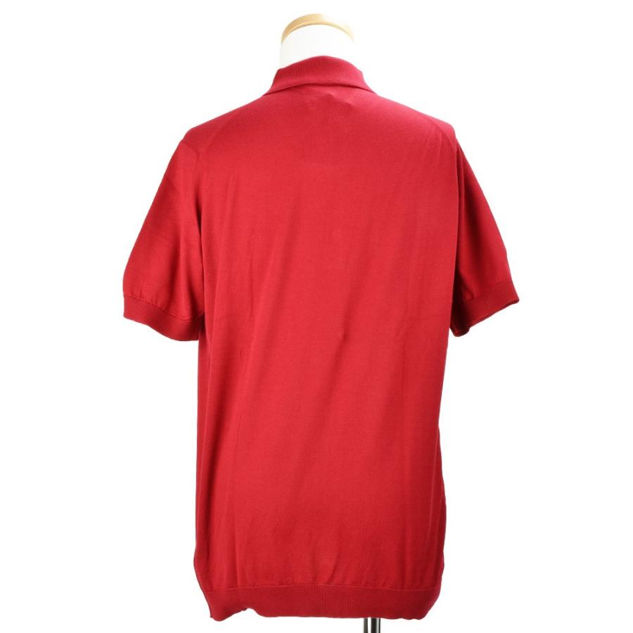 専用　イングランド製 JOHN SMEDLEY XXL ウール長袖ポロシャツ 赤 半袖コットンニットクラシックポロシャツ30G EASY FIT
