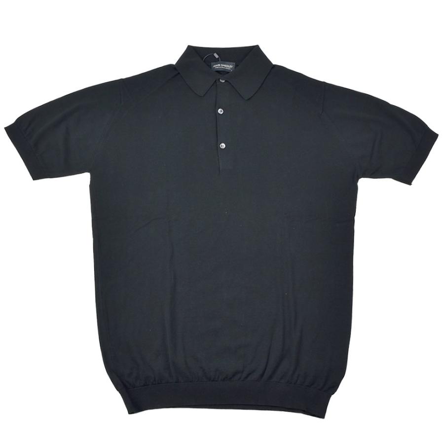 ジョンスメドレー ADRIAN ブラック JOHN SMEDLEY ジョンスメドレー ニットポロシャツ/ADRIAN シー