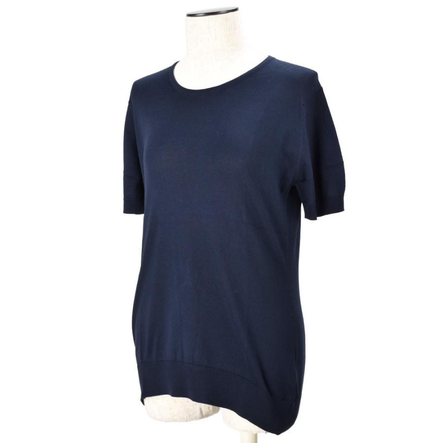 【新品】  JOHN SMEDLEY / ジョンスメドレー | DANIELLA SLIM FIT クルーネック半袖ニット blue | S | クラウドレスブルー | レディース アウトレット】JOHN SMEDLEY ジョンスメドレー クルーネック半袖ニット