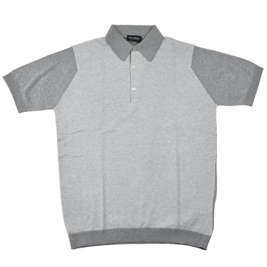 JOHN SMEDLEY ジョンスメドレー 半袖ポロシャツ グレー系 M 定番 JOHN SMEDLEY ジョンスメドレー 半袖ポロシャツ グレー系 M 定番
