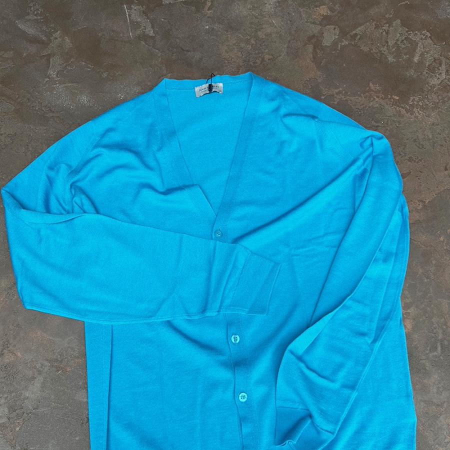 お*ん様 ジョンスメドレー PETWORTH カーディガン XL ネイビー JOHN SMEDLEY（ジョンスメドレー） 【並行輸入品】ジョンスメドレー