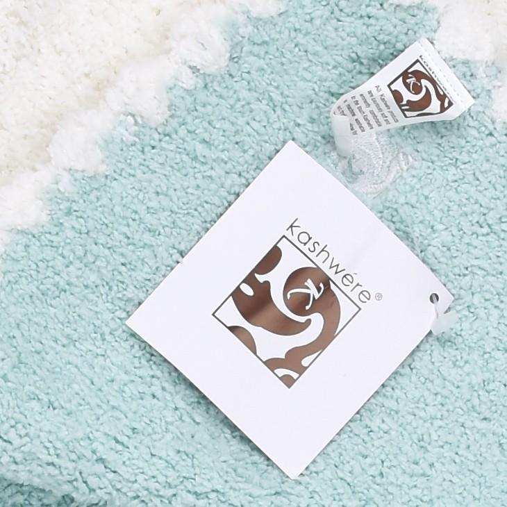 【エレガントで実用的♪】カシウェア Baby Blanket-Rugby Center Stripe w Cap 30x30 男女兼用 ベイビー キャップ ブランケット 出産祝い プレゼント ギフト