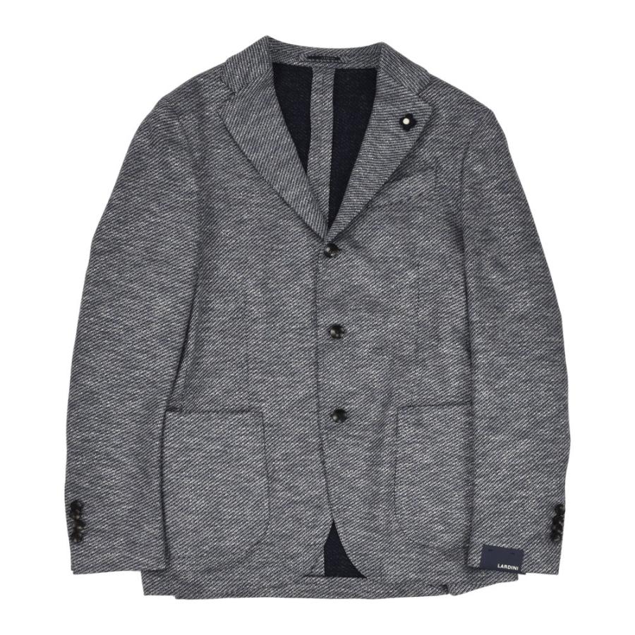 【SALE】【並行輸入品】ラルディーニ EG903AV EGA52526 1 JACKET NAVY MIX シングル テーラード カジュアル ジャケット ネイビーミック メンズの画像