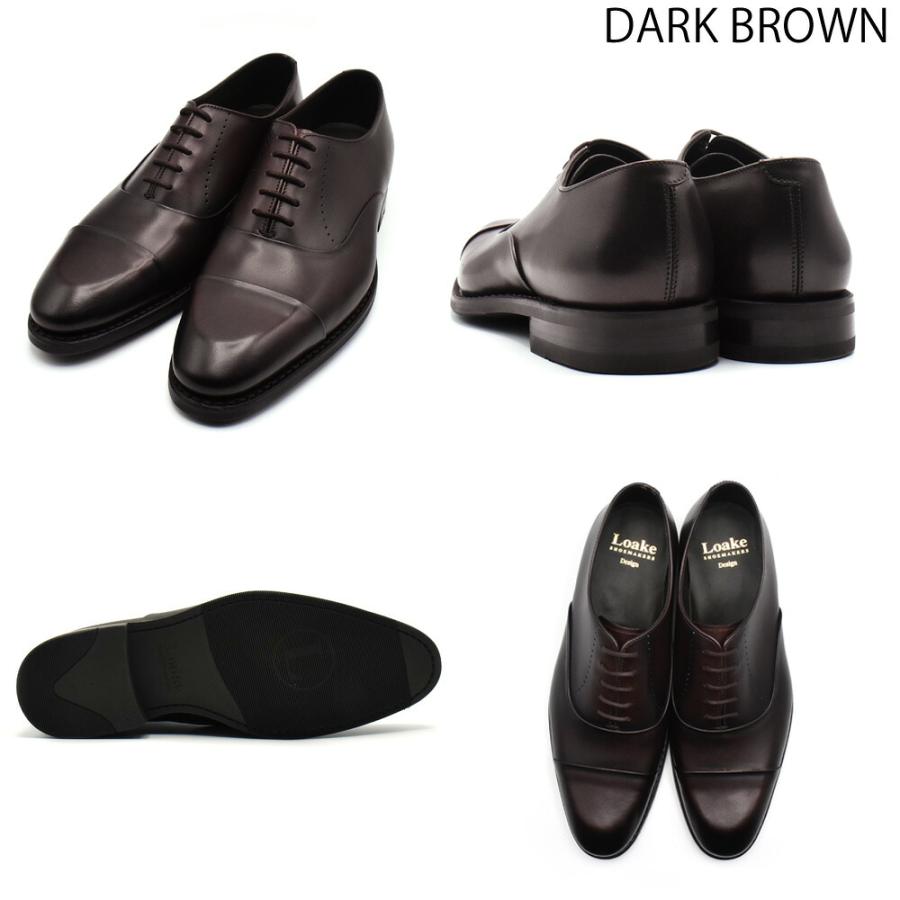 【並行輸入品】ローク LOAKE フェニックス ドレスシューズ メンズ ストレートチップ オックスフォードシューズ 革靴 ブラック ダークブラウン スコッチ PHOENIX |  | 02