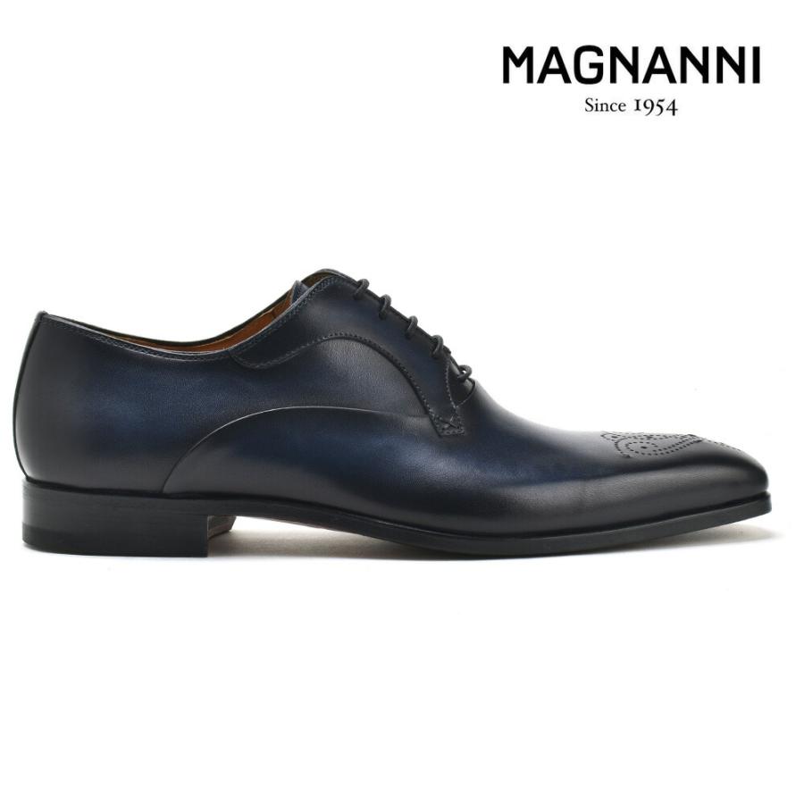 並行輸入品】マグナーニ MAGNANNI 19534 AZUL ALL SMOOTH 内羽根