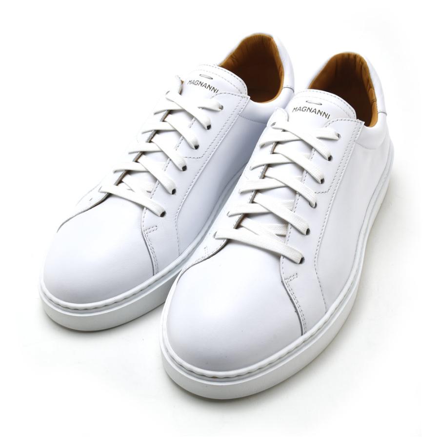 【並行輸入品】マグナーニ スニーカー メンズ ローカット レザー バーサタイル 革靴 ホワイト 白 BLANCO MAGNANNI 24720【送料無料】の画像