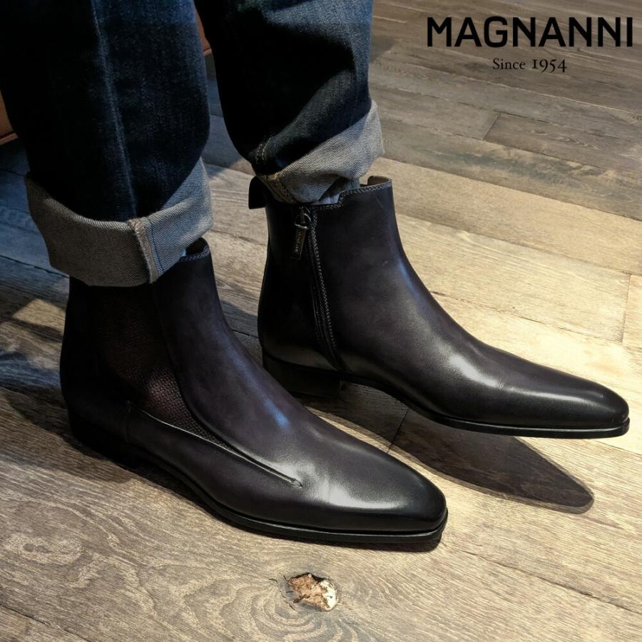 並行輸入品】マグナーニ MAGNANNI チェルシーブーツ メンズ ブーツ