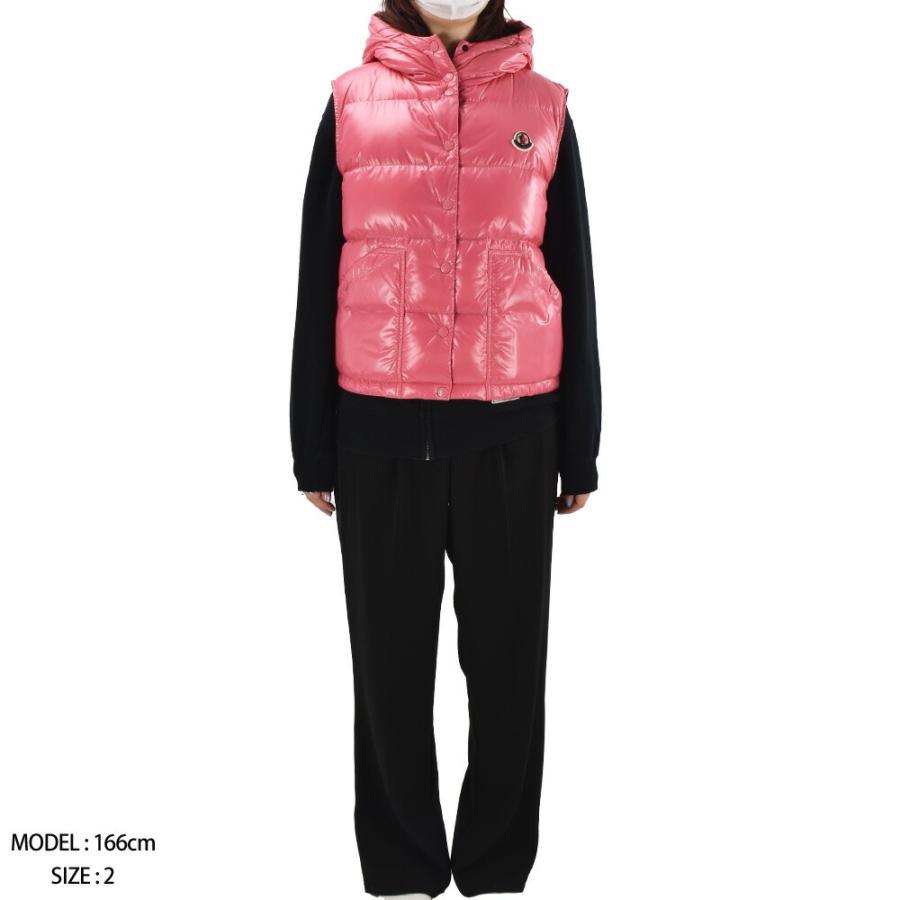 モンクレールMONCLERフード付きピンクダウンベストsize 0 MONCLER