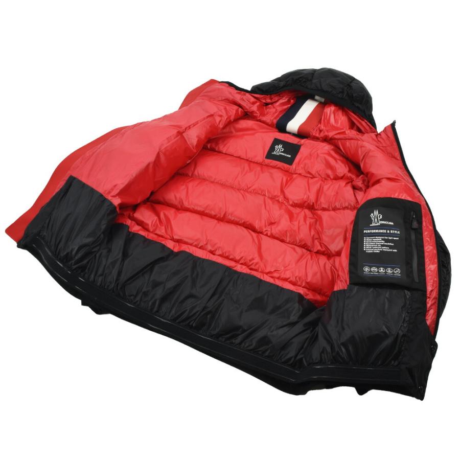 【並行輸入品】モンクレール グルノーブル MONCLER GRENOBLE ダウンジャケット メンズ ブルゾン フード付き ナイロンジャケット ブラック HINTERTUX GIUBBOTTOの画像