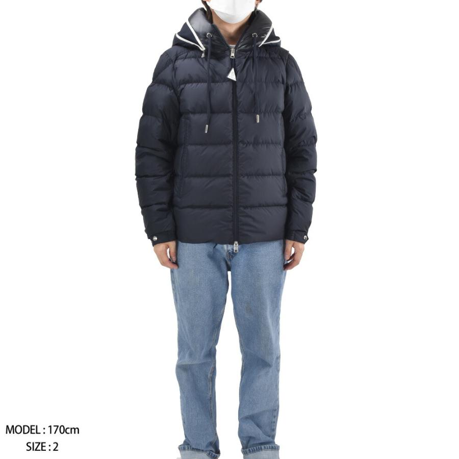 【zumakun】MONCLER ネイビー ダウンジャケット MONCLER モンクレール ダウンジャケット メンズ ブルゾン