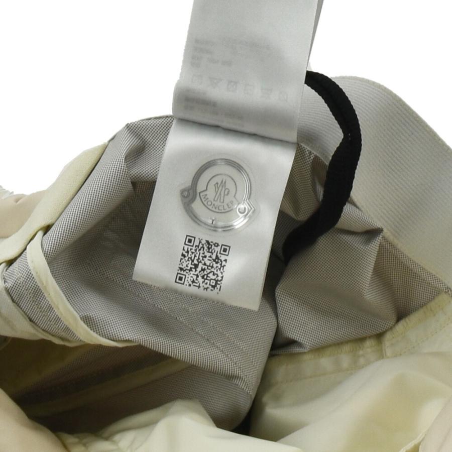 【並行輸入品】モンクレール GENIUS  ナイロンパンツ メンズ ドロスト裾パンツ アイボリー PANTALONE SPORTIVO MONCLER【送料無料】の画像