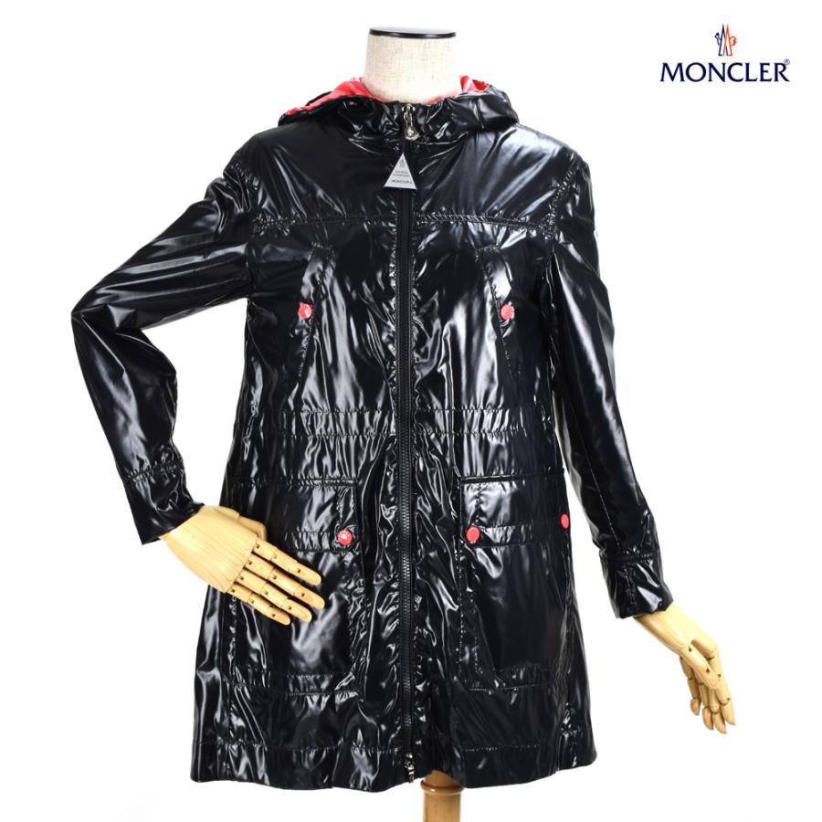 モンクレール ジップ ナイロン パーカー ジャケット コート ブラック 黒 レディース ボーイズ MONCLER :ml-4912505