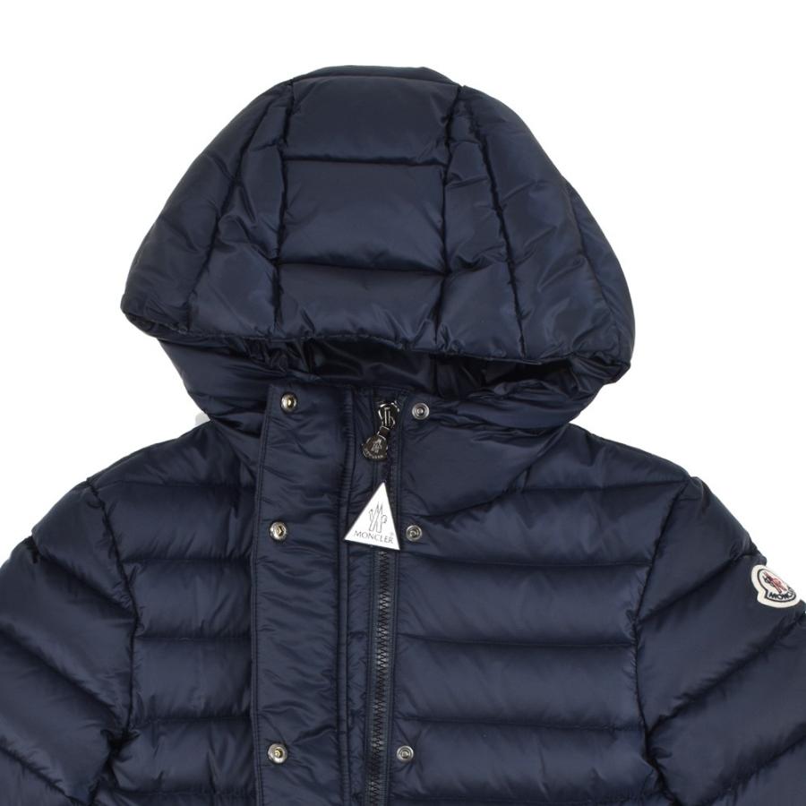 モンクレール ダウンコート ジャケット Aライン フード付き ネイビー キッズMONCLER サイズ8・10