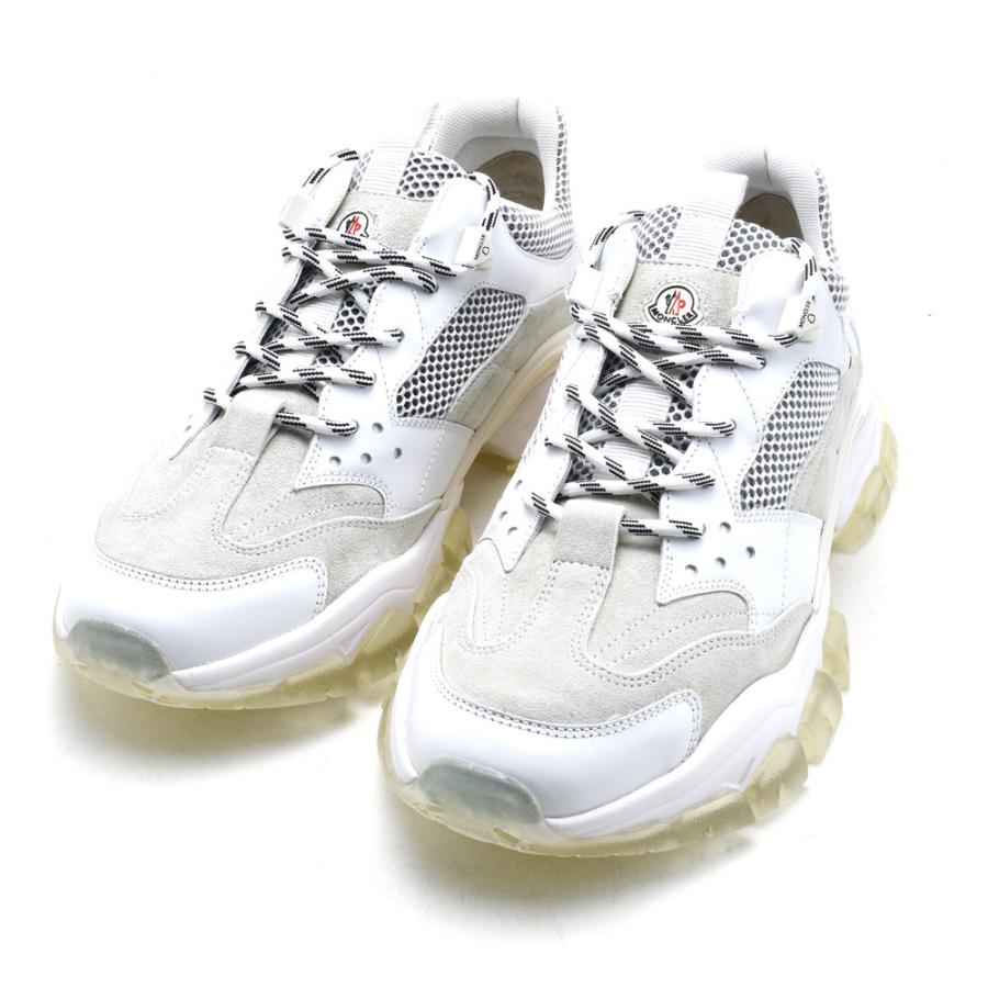 MONCLER モンクレール スニーカー ランニング メンズ ホワイト 白 