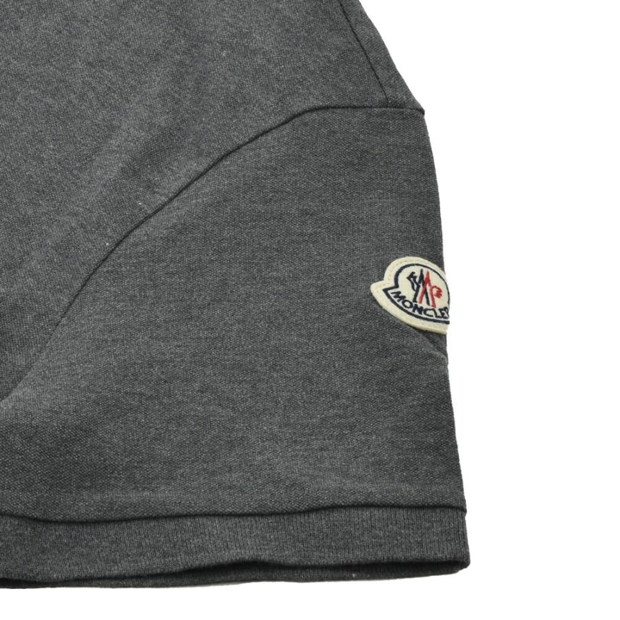 【並行輸入品】モンクレール MONCLER ポロシャツ メンズ 半袖 ロゴワッペン コットンピケ グリーン グレー SS POLO【送料無料】 | MONCLER | 06