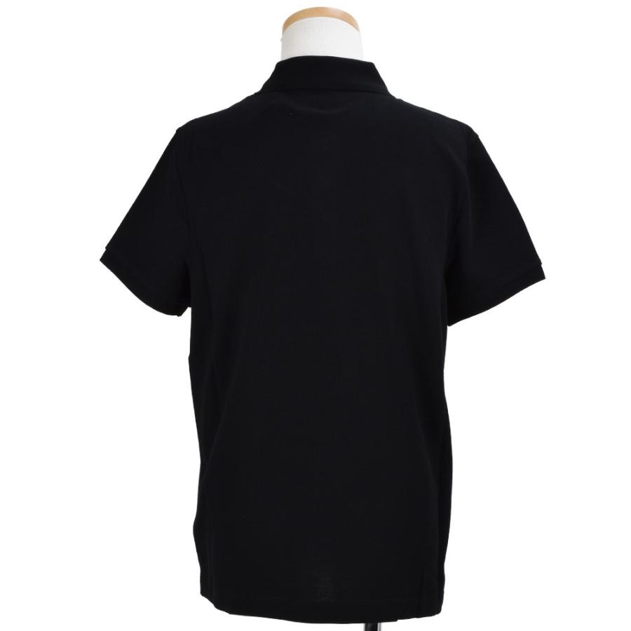 【並行輸入品】モンクレール ポロシャツ 半袖 ワンポイント ロゴ ブラック ホワイト メンズ | MONCLER | 04
