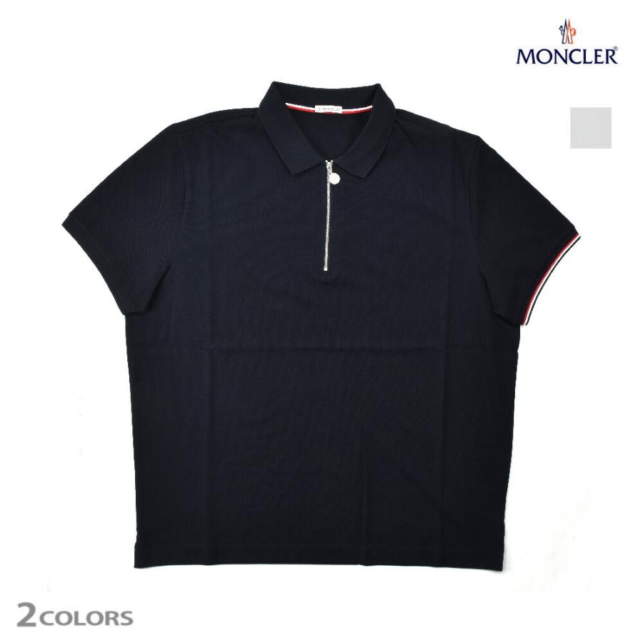 美品mocler モンクレール ポロシャツ ネイビー サイズM MAGLIA MONCLER モンクレール MAGLIA POLO MANICA CORTA ロゴ ワッペン