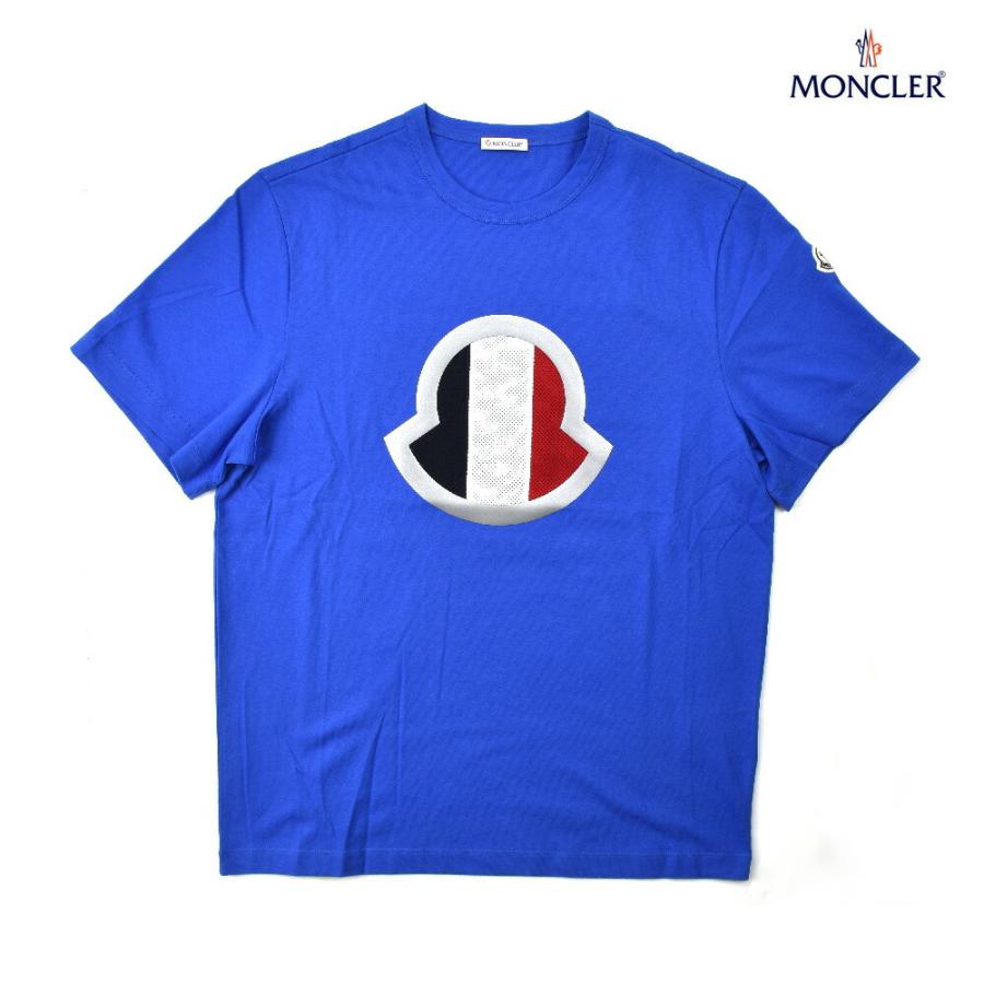 MONCLER モンクレール Tシャツ カットソー 半袖 トリコロール ロゴ 